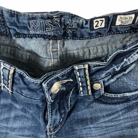 Miss Me Jeans Medium Wash Bootcut - Picture 6 of 7